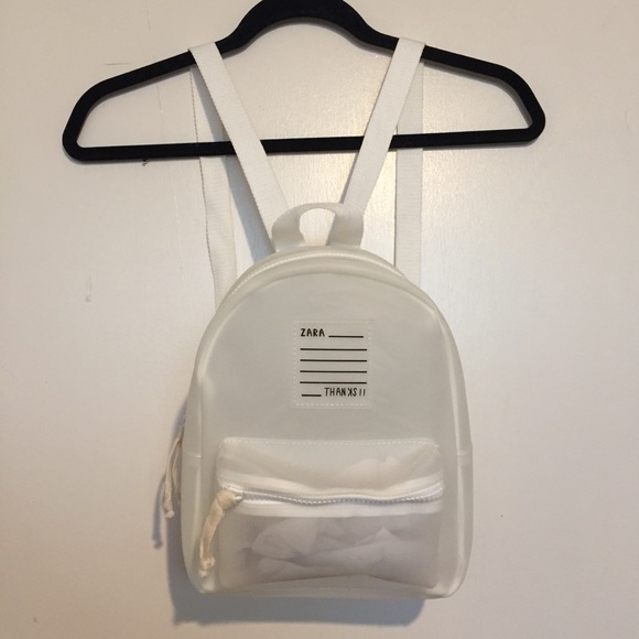 zara clear backpack